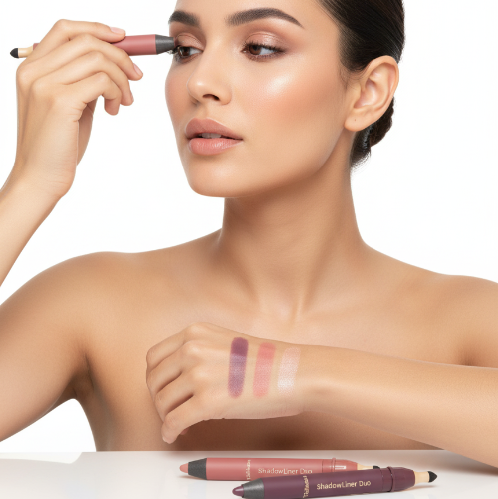 Cream Eyeshadow Stick Duo 2in1 Waterproof Eyeliner Shadow