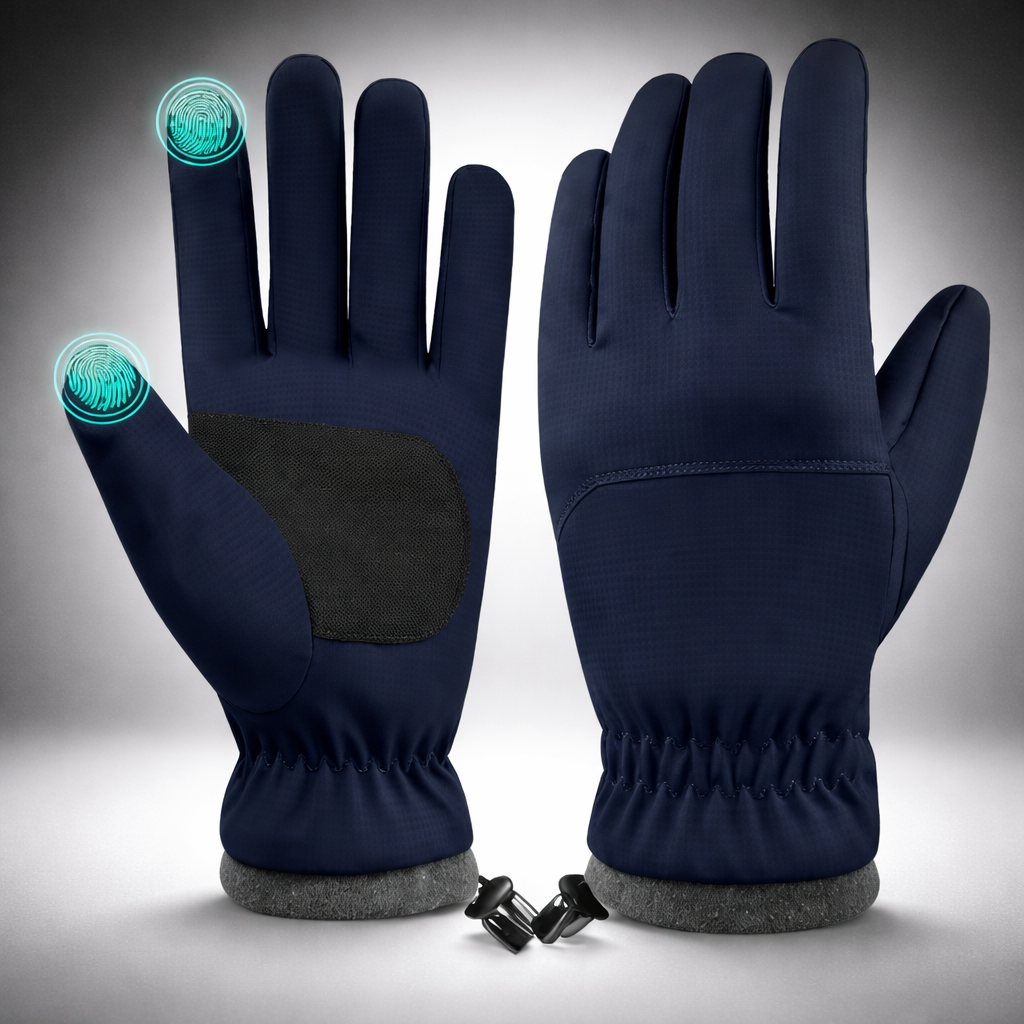 Winter Gloves Touchscreen Waterproof Fleece Lined Cold Weather