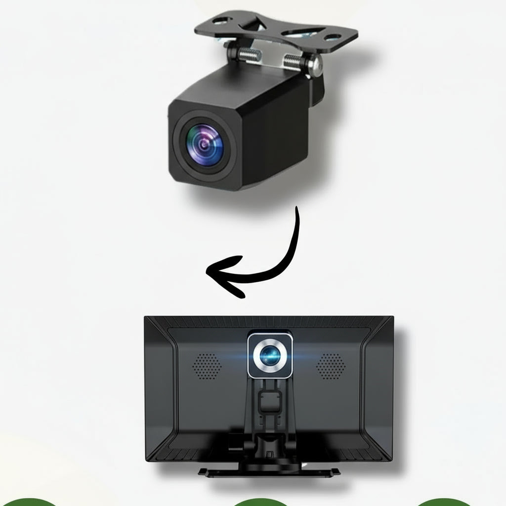 Wireless CarPlay Adapter 22 cm Touchscreen for Smart Driving 3