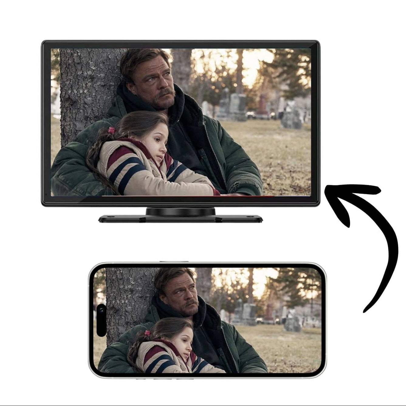 Wireless CarPlay Adapter 22 cm Touchscreen for Smart Driving 5