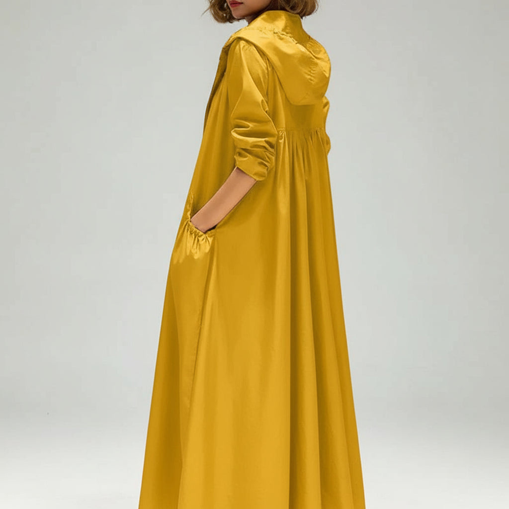 Women's Jacket Knee-Length Waterproof Casual Coat 4