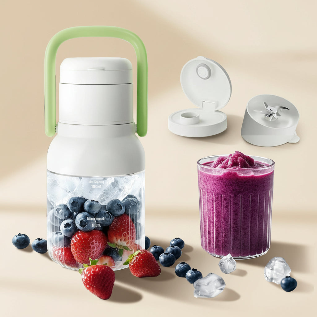 Gift Portable Blender Juicer Bottle Smoothies Rechargeable Battery