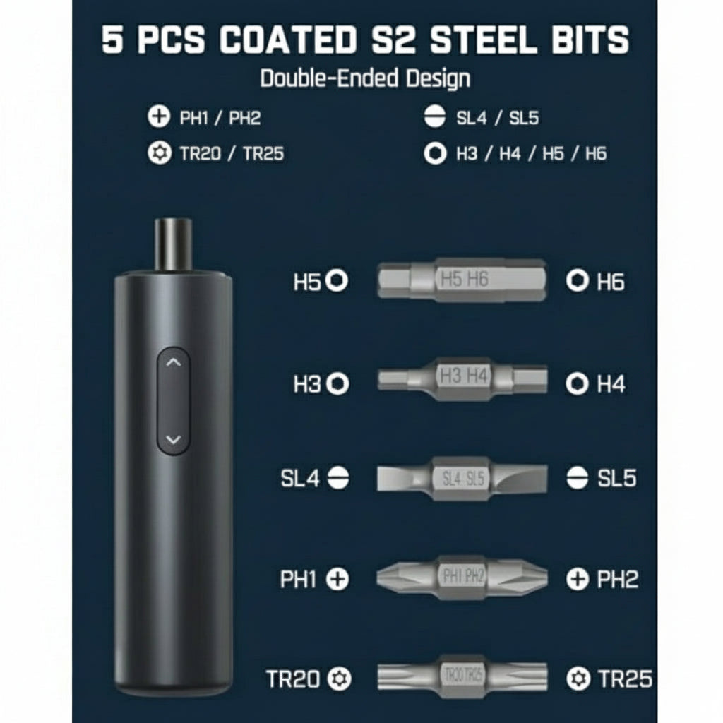 Electric Screwdriver Set Cordless Mini Rechargeable Tool Kit