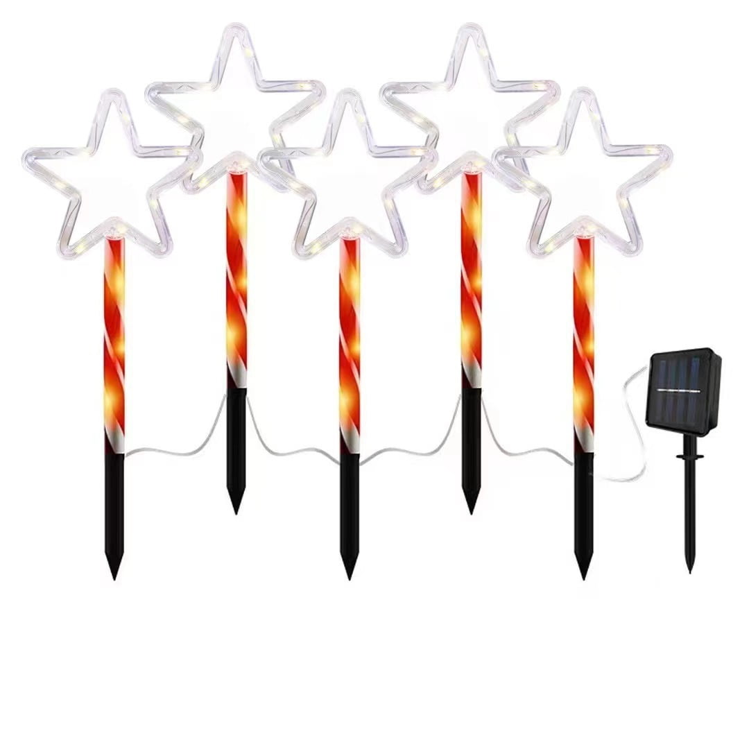 Christmas Pathway Light Outdoor Solar Garden Decoration Stake