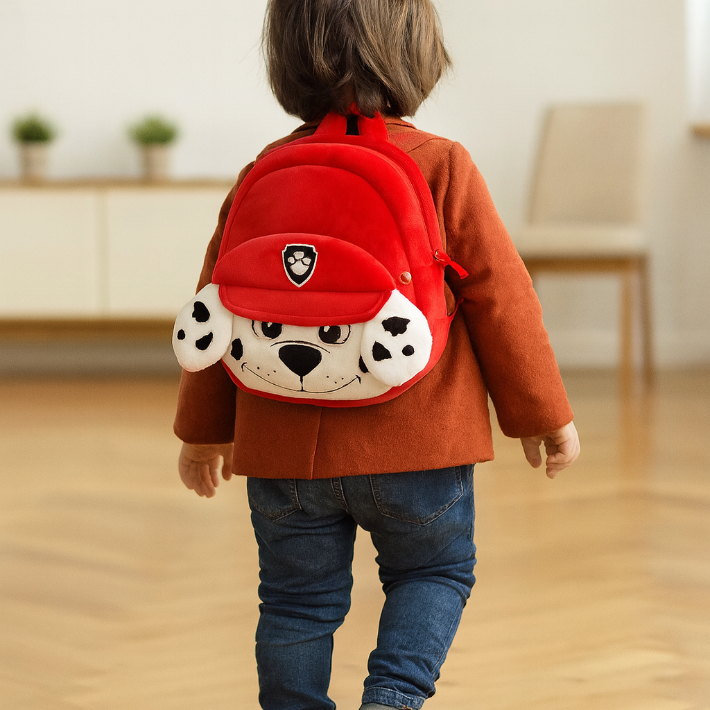 Kids Backpack Plush Dog Character School Bag Lightweight Comfort