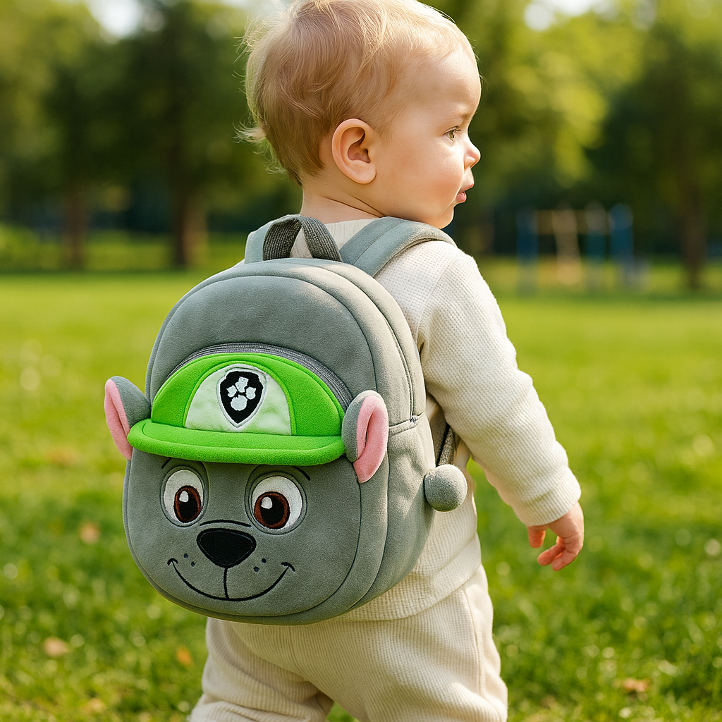 Kids Backpack Plush Dog Character School Bag Lightweight Comfort