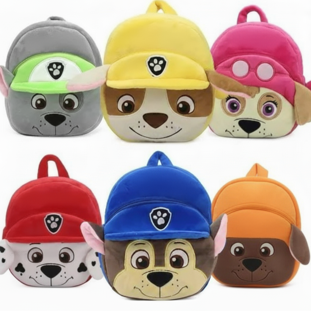 Kids Backpack Plush Dog Character School Bag Lightweight Comfort