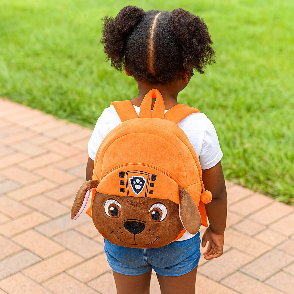 Kids Backpack Plush Dog Character School Bag Lightweight Comfort