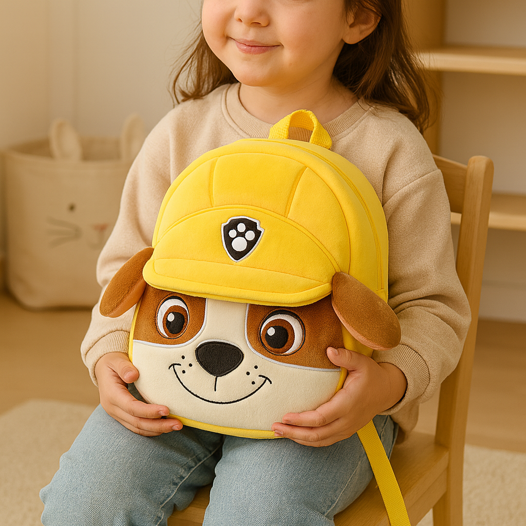 Kids Backpack Plush Dog Character School Bag Lightweight Comfort