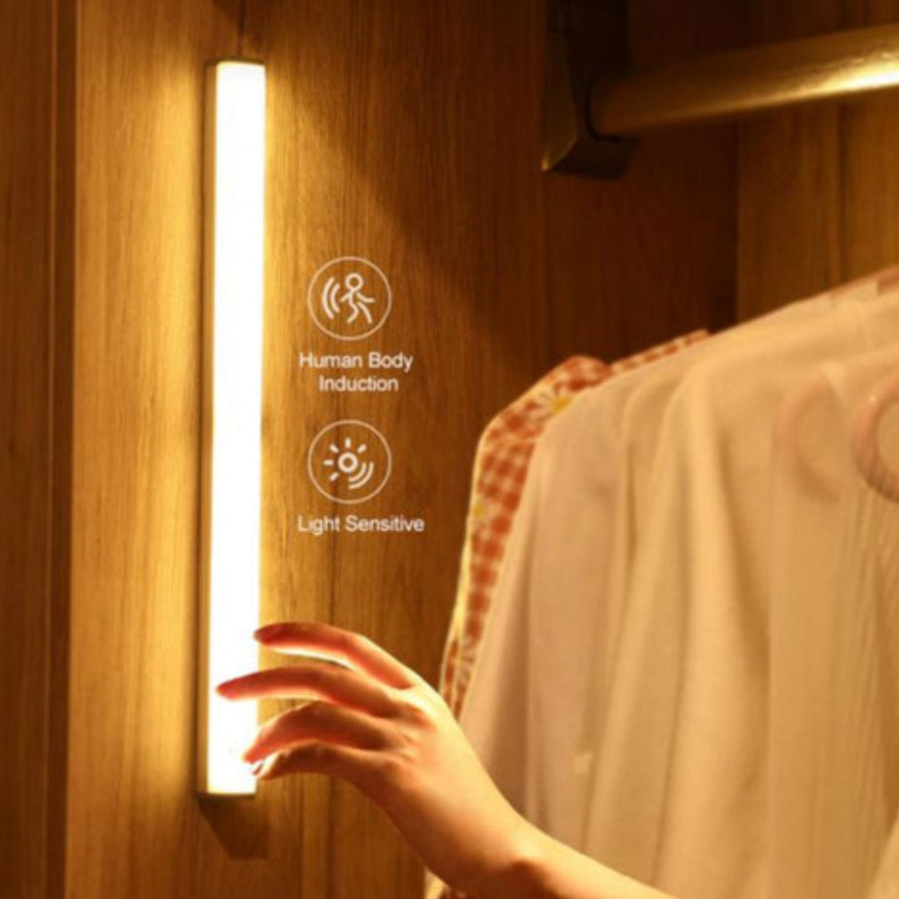 LED Motion Sensor Bed Light Strip Night Safety Indoor Use