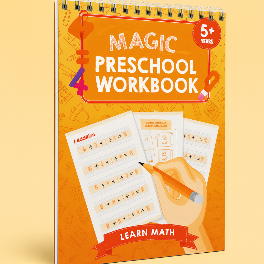 Reusable Magic Preschool Writing Practice Book Set