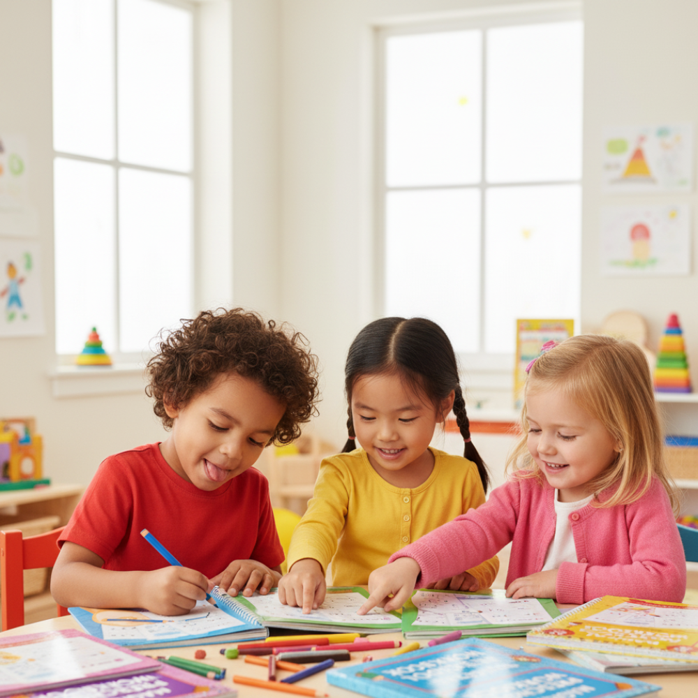 Reusable Magic Preschool Writing Practice Book Set