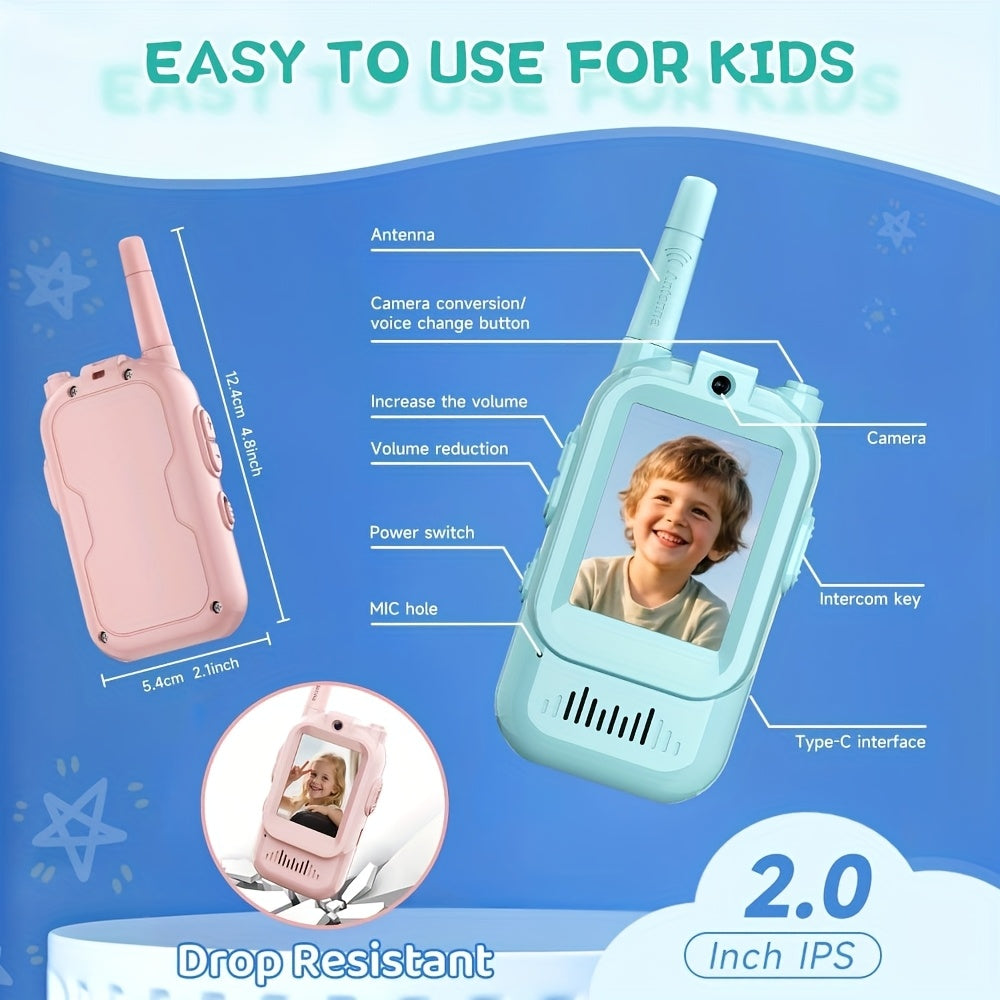 Kids Walkie Talkie Gift Camera Video Call Toy for Children