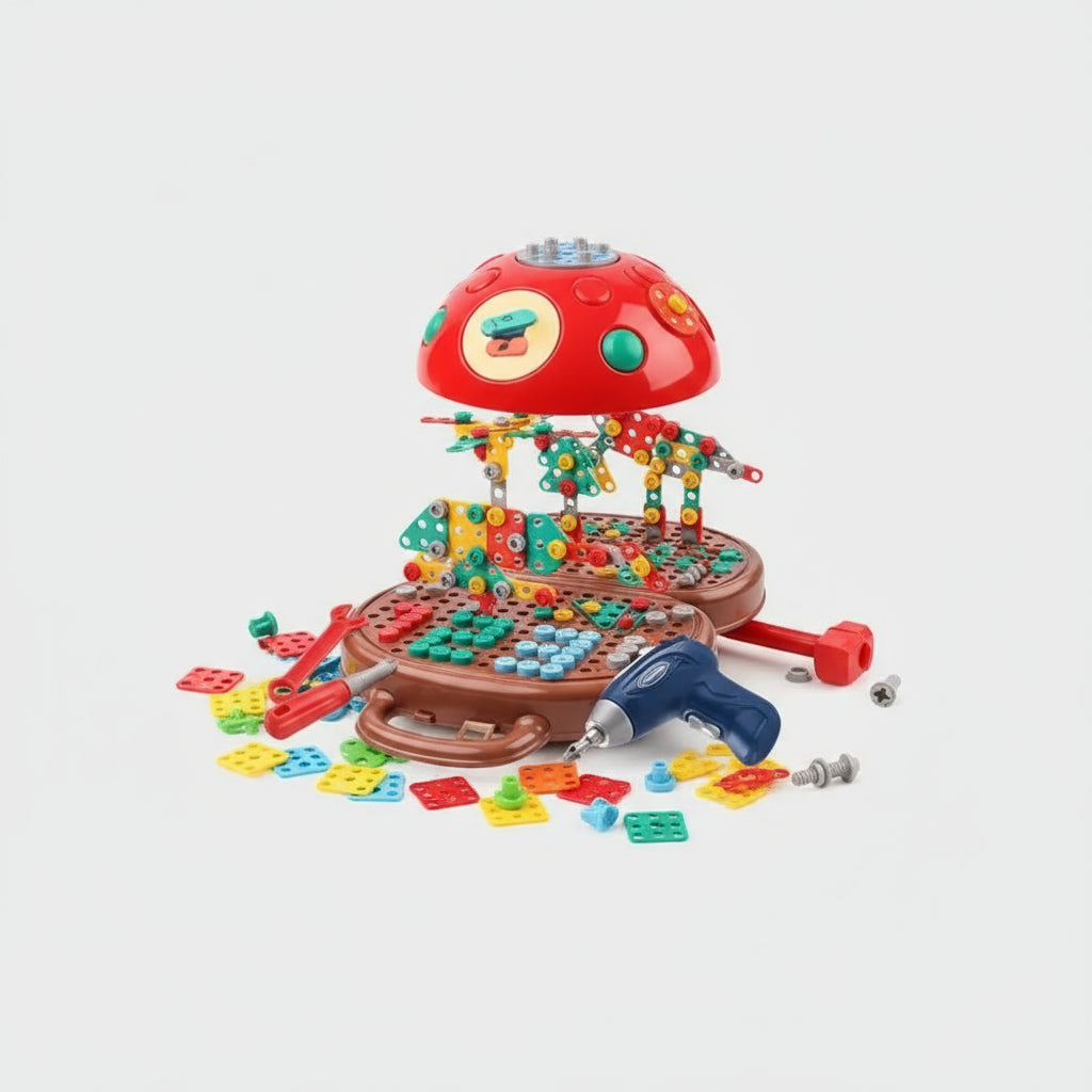 Construction Toy Drill Set STEM Educational Building Learning Kit