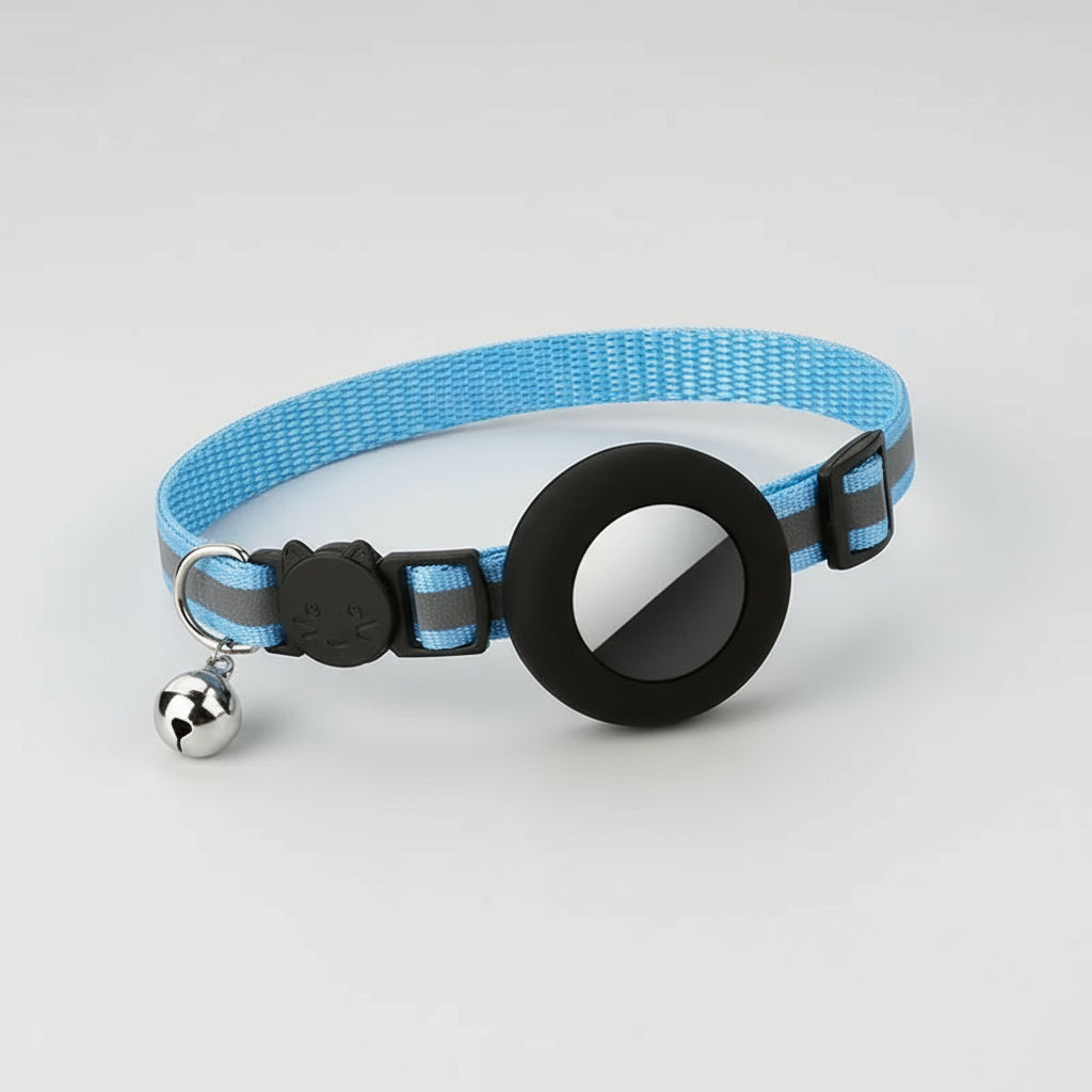 Reflective Cat Collar GPS Tracker Holder Safety Buckle