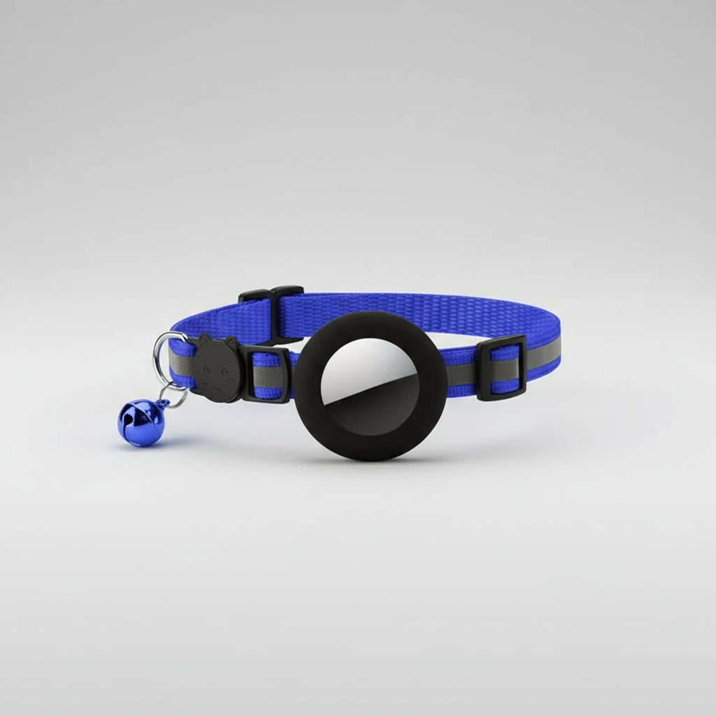 Reflective Cat Collar GPS Tracker Holder Safety Buckle