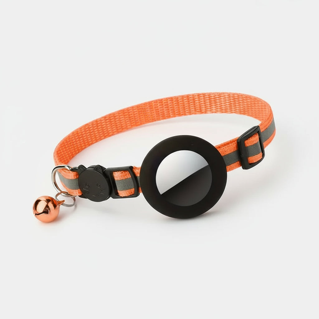 Reflective Cat Collar GPS Tracker Holder Safety Buckle