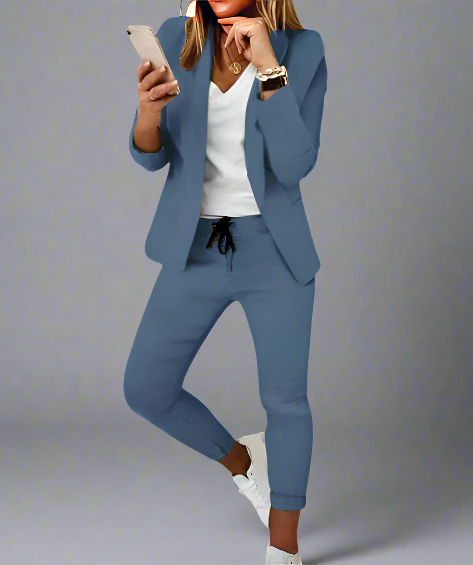 Women Formal Two Piece Lounge Set | Pants and Top
