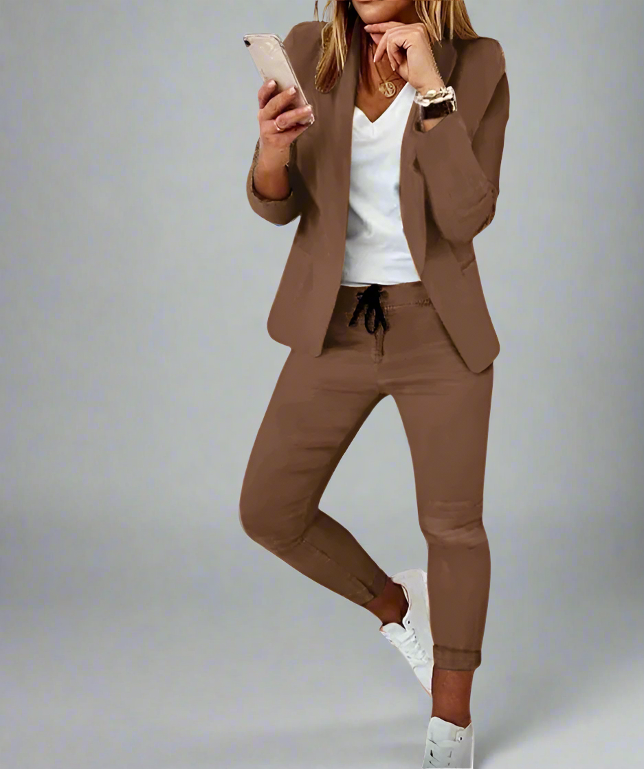 Women Formal Two Piece Lounge Set | Pants and Top