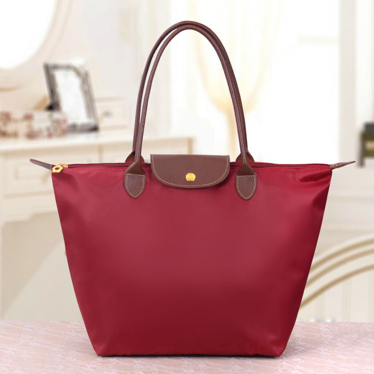 Women’s Travel Work Shoulder Tote Bag | Zipper Large