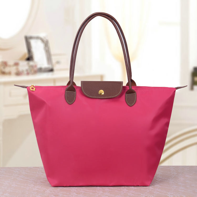 Women’s Travel Work Shoulder Tote Bag | Zipper Large