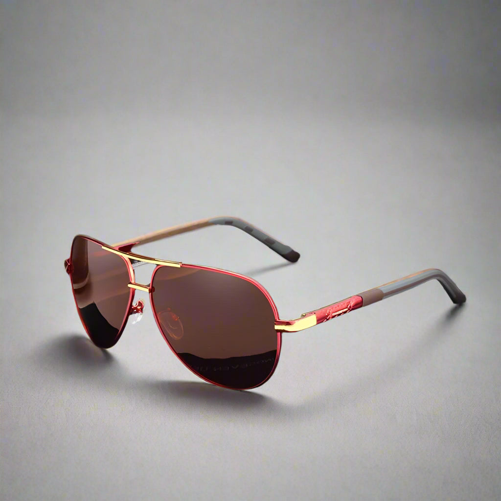 Men’s Stylish Polarised Sunglasses | Classic Aviator UV Shield