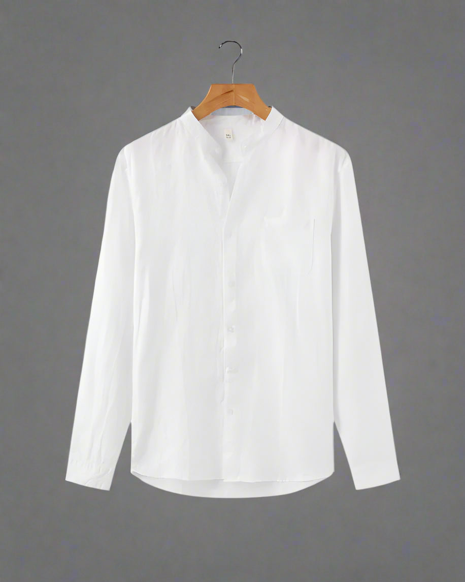 Men's Lightweight Long Sleeve Shirt Set | Relaxed Fit Summerwear
