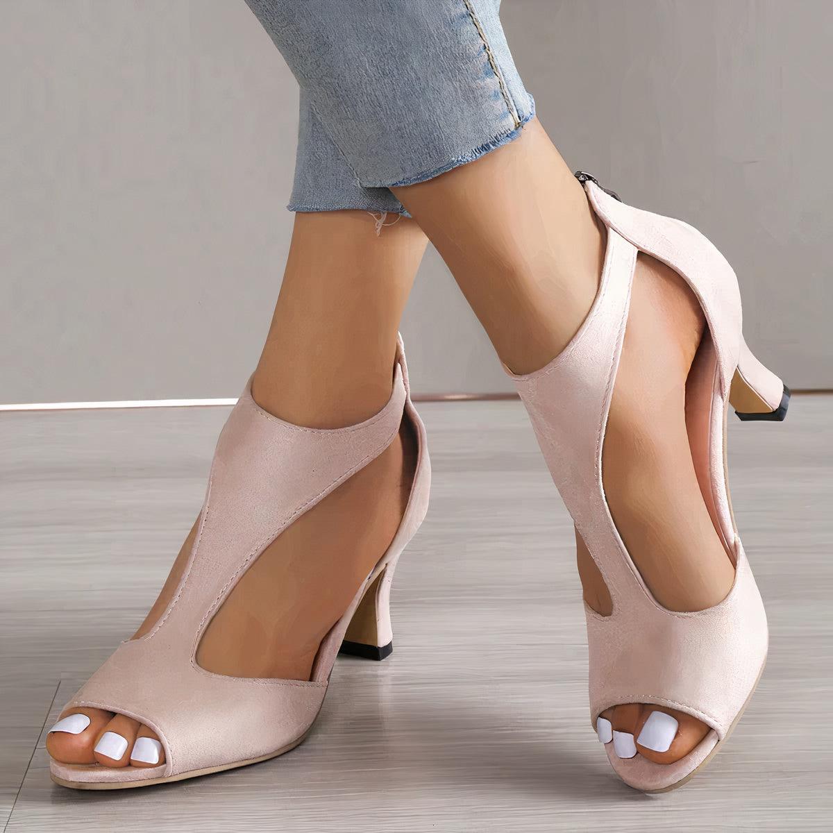 Women Elegant High Heel Sandals | Open Toe Wedding Party Heels
