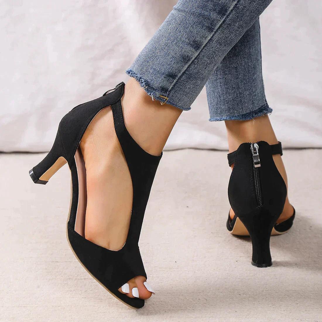 Women Elegant High Heel Sandals | Open Toe Wedding Party Heels