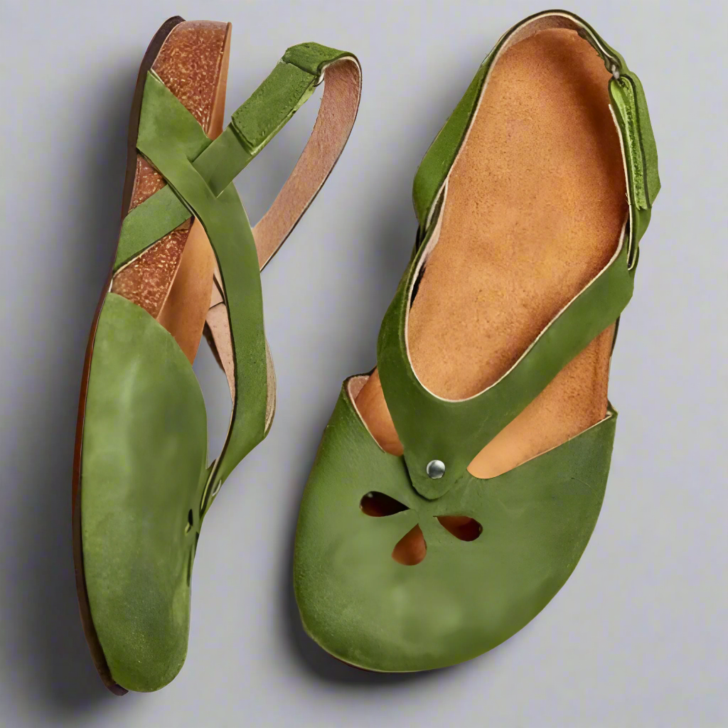 Women’s Comfortable Closed Toe Sandals | Slingback Cushioned Sole