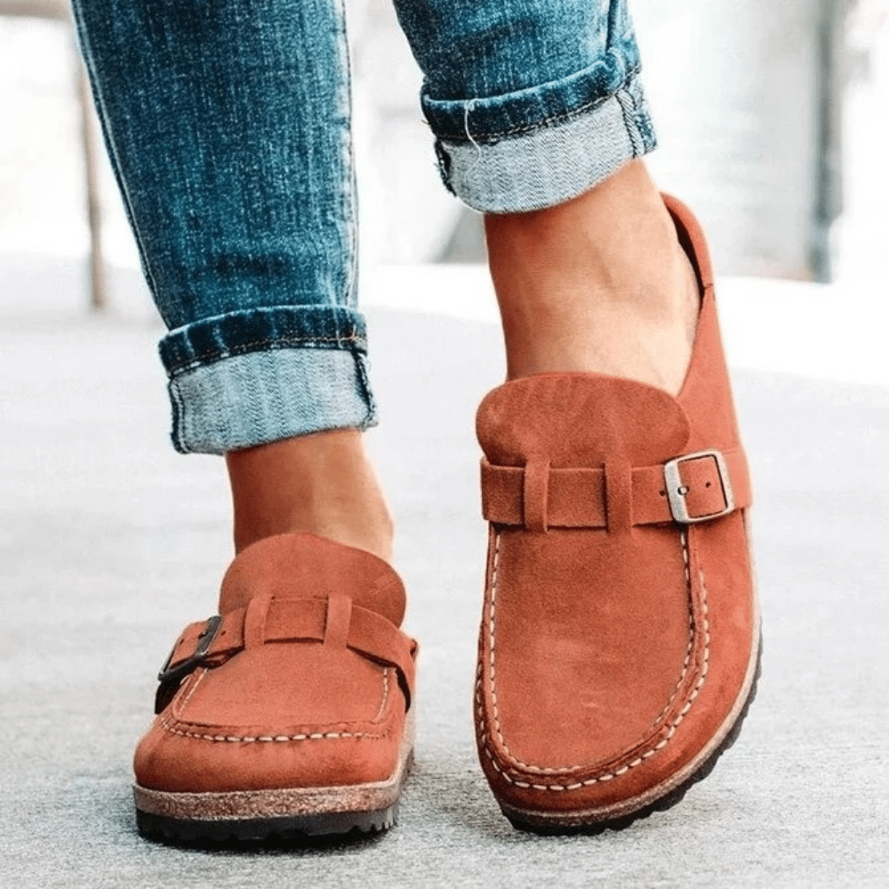 Women’s Comfortable Suede Loafers | Slip-On Moccasins, Arch Support