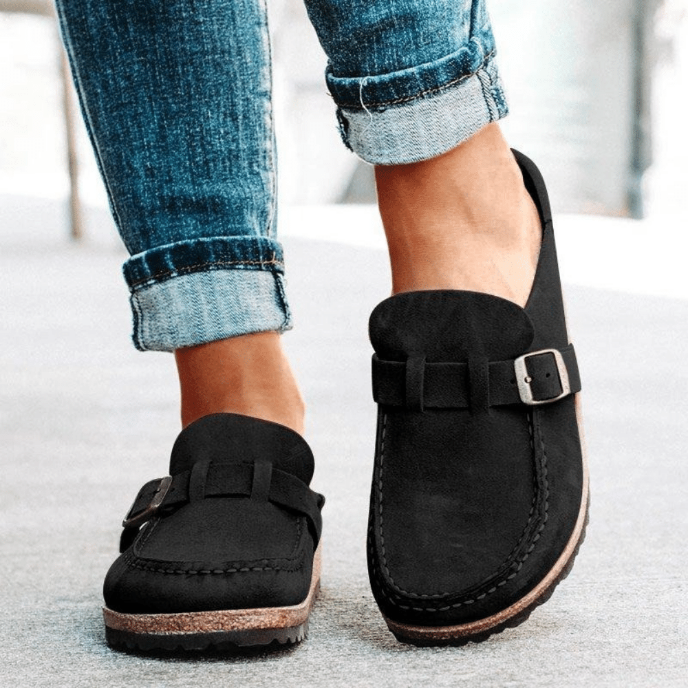 Women’s Comfortable Suede Loafers | Slip-On Moccasins, Arch Support