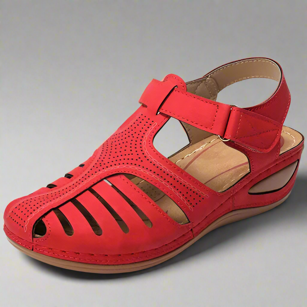 Women’s Comfortable Closed Toe Sandals | Orthopedic Walking Support