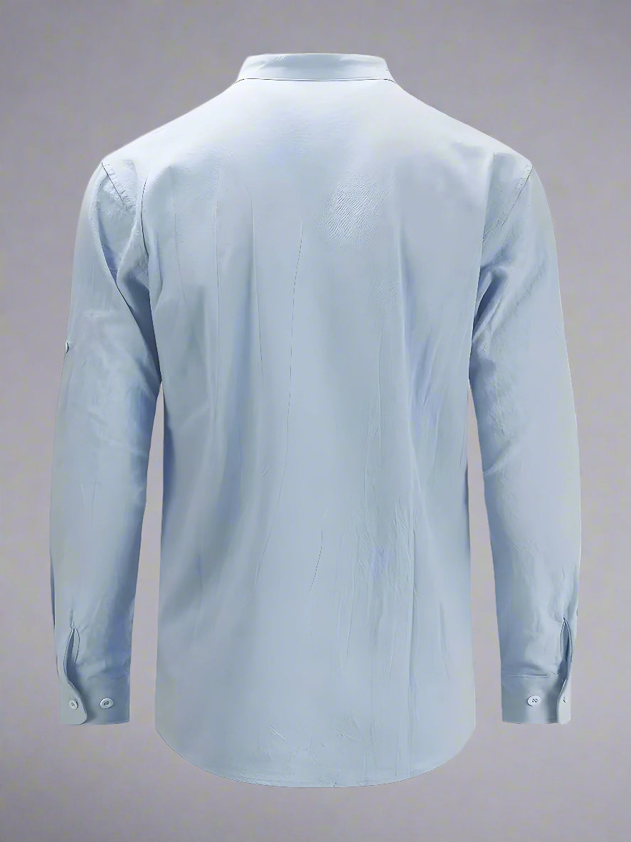 Men's Oversized Linen Shirt | Lightweight Long Sleeve