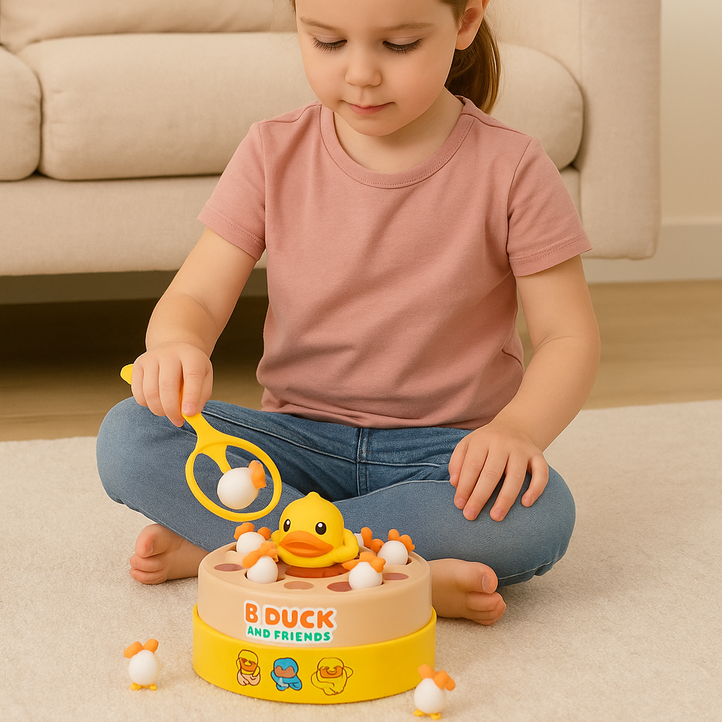 Interactive Catching Game Kids Jumping Ducks Family Toy