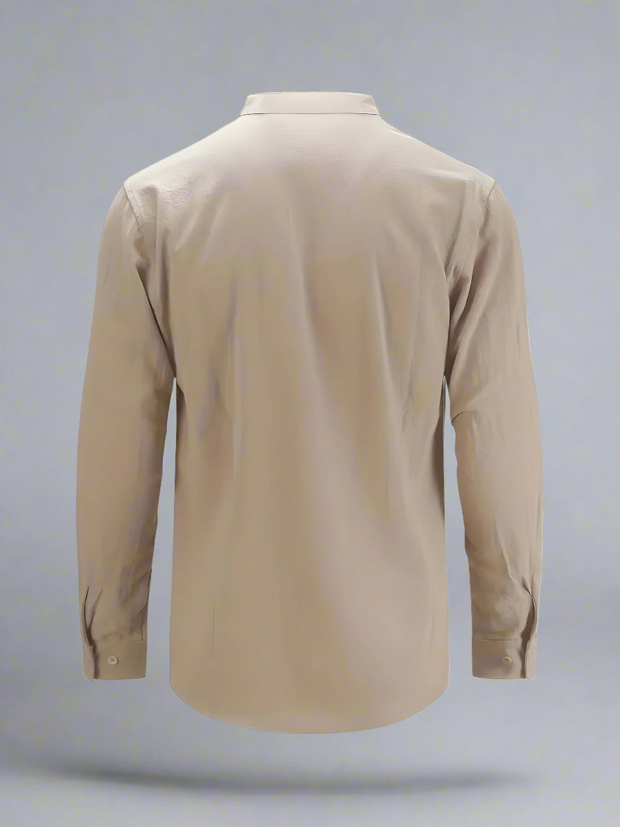 Men's Oversized Linen Shirt | Lightweight Long Sleeve