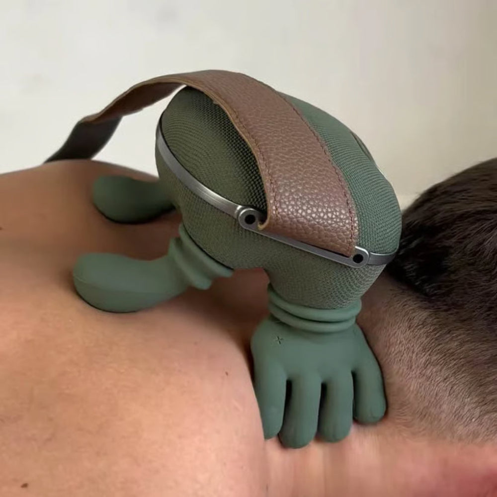 Neck Massager Heat Therapy Portable Ergonomic Muscle Relaxer