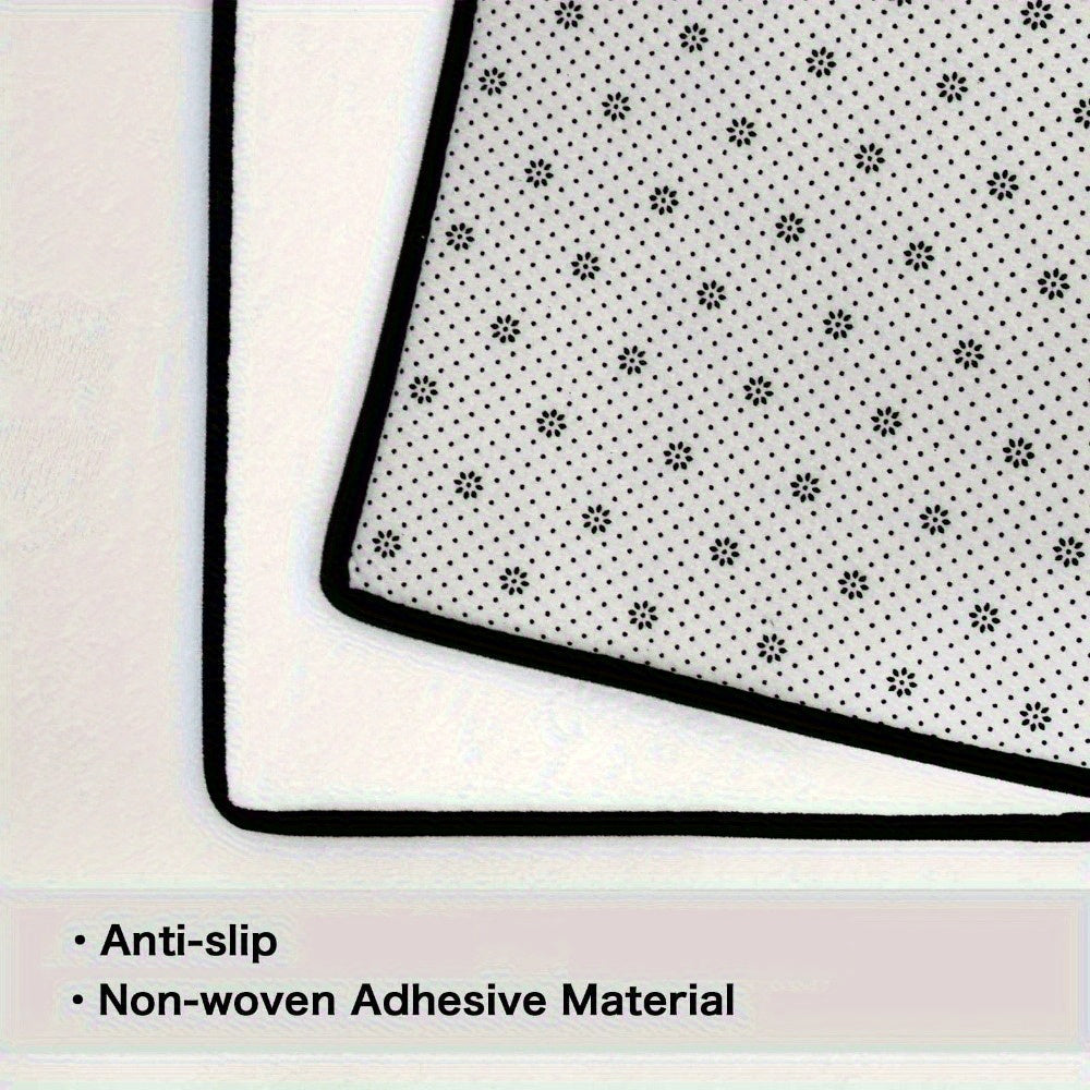 Christmas Rug Red Washable Polyester Runner Hallway Floor