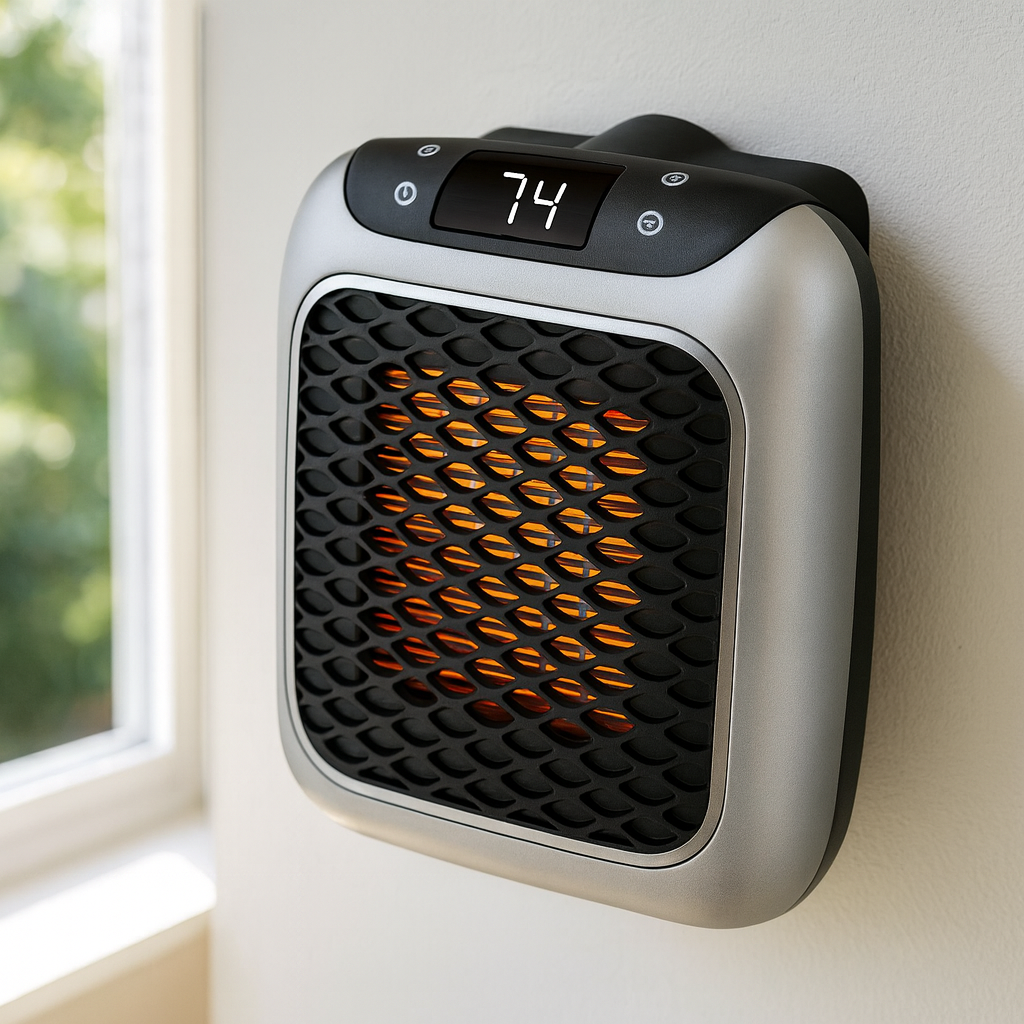 Electric Space Heater Portable Quick Heat Compact Energy Efficient