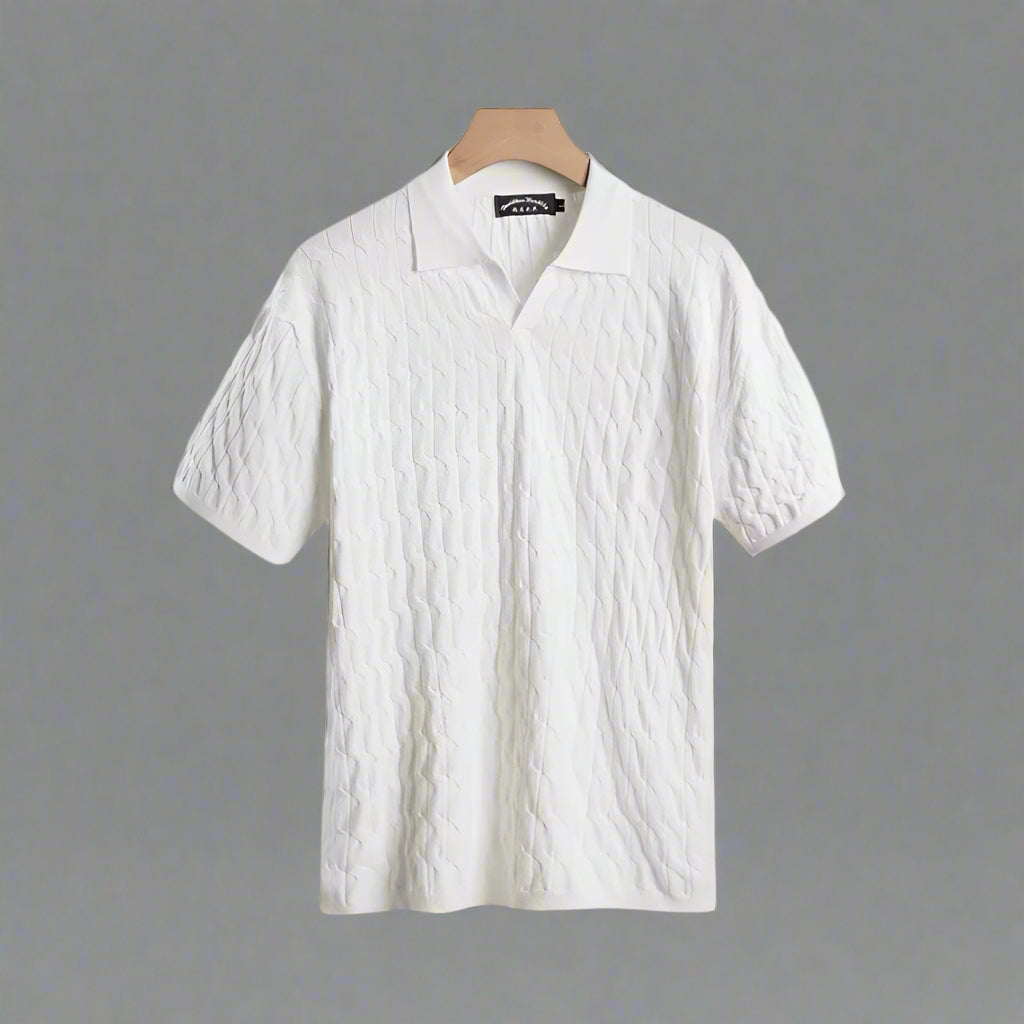 OLD MONEY Textured Polo - WEAR OLD MONEY