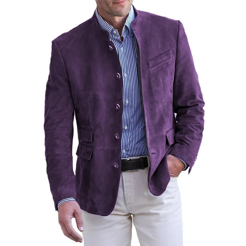 Men's lightweight trench coat blazer | Long casual jacket