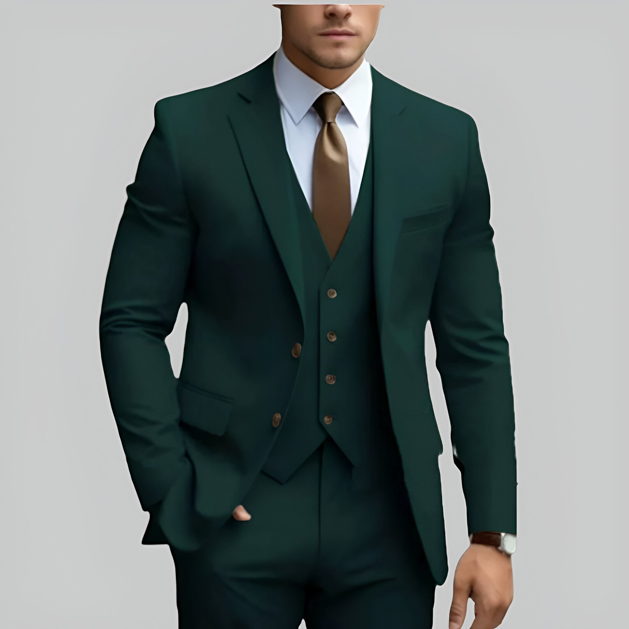 Men’s Slim Fit Wedding Suit | Formal Three Piece Set