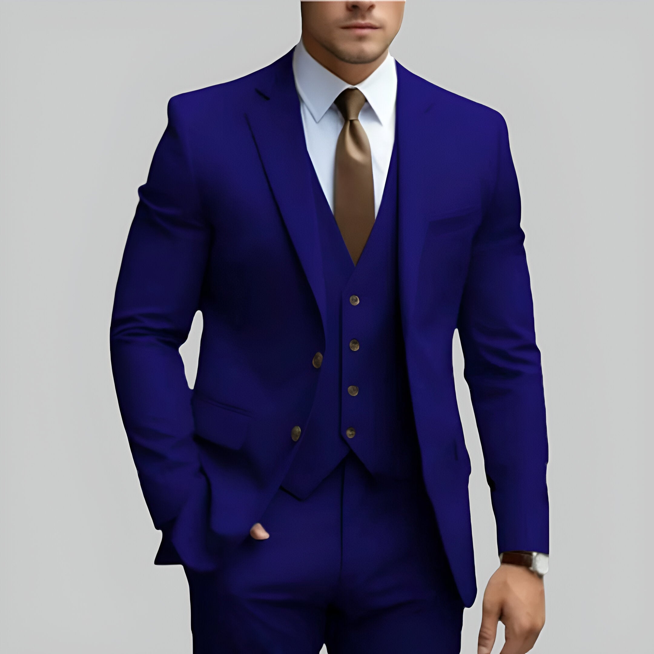 Men’s Slim Fit Wedding Suit | Formal Three Piece Set