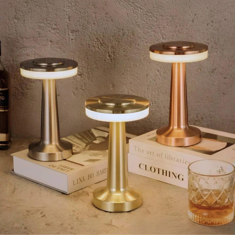 Table Lamp Cordless LED Dimmable Warm Cool Light