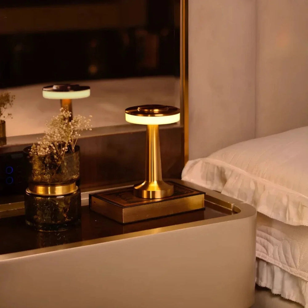 Table Lamp Cordless LED Dimmable Warm Cool Light