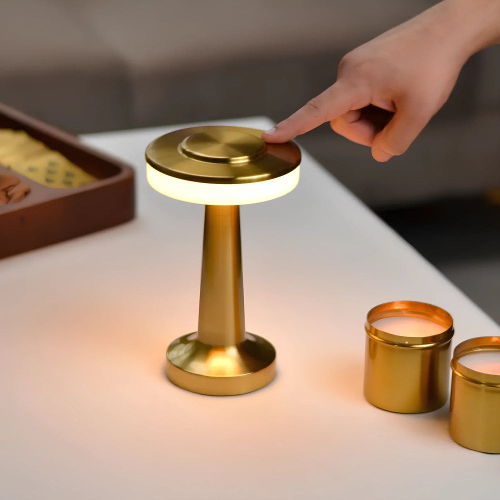 Table Lamp Cordless LED Dimmable Warm Cool Light