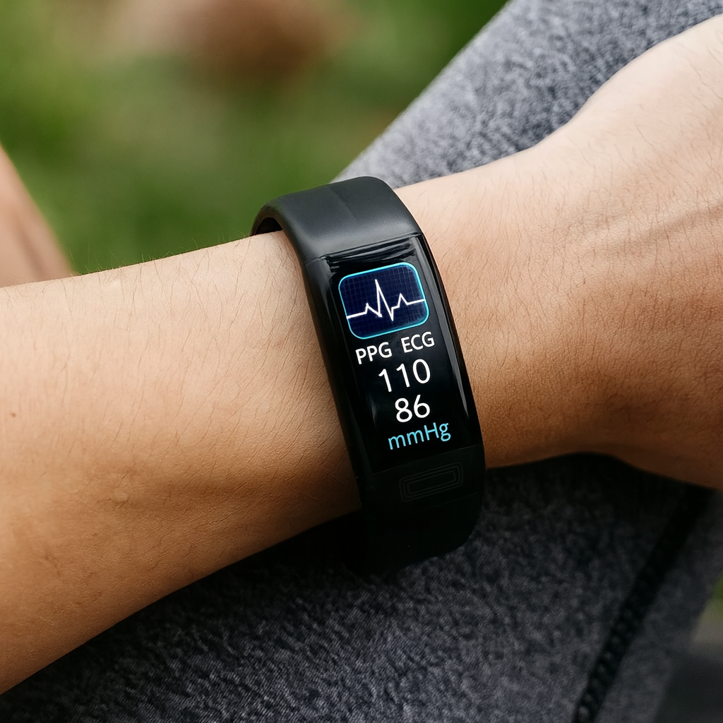 Smart Fitness Watch ECG Heart Rate Sleep Activity Tracker