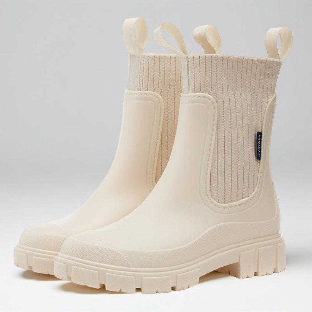 Women’s Waterproof Chelsea Boots – Ankle Grip Sole