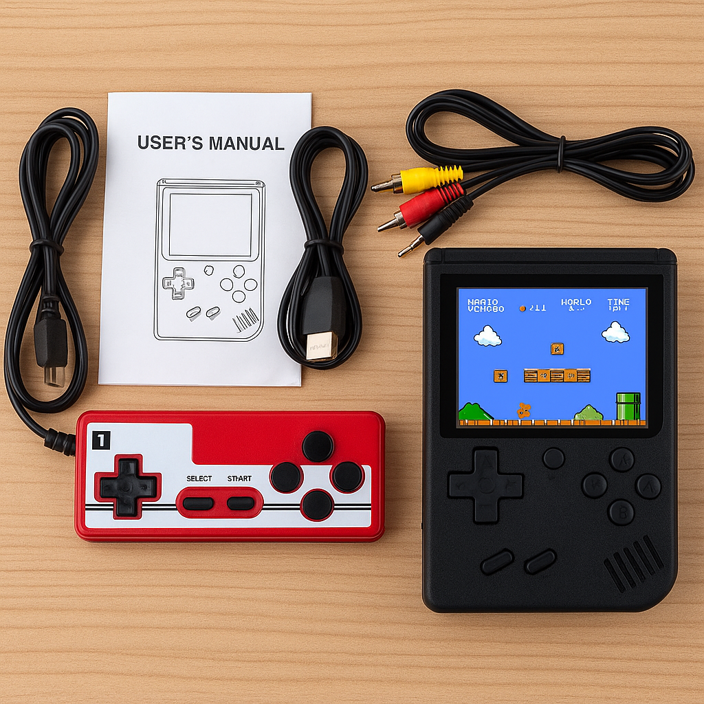 Retro Handheld Game Console Portable Mini Gaming Device 400 Games