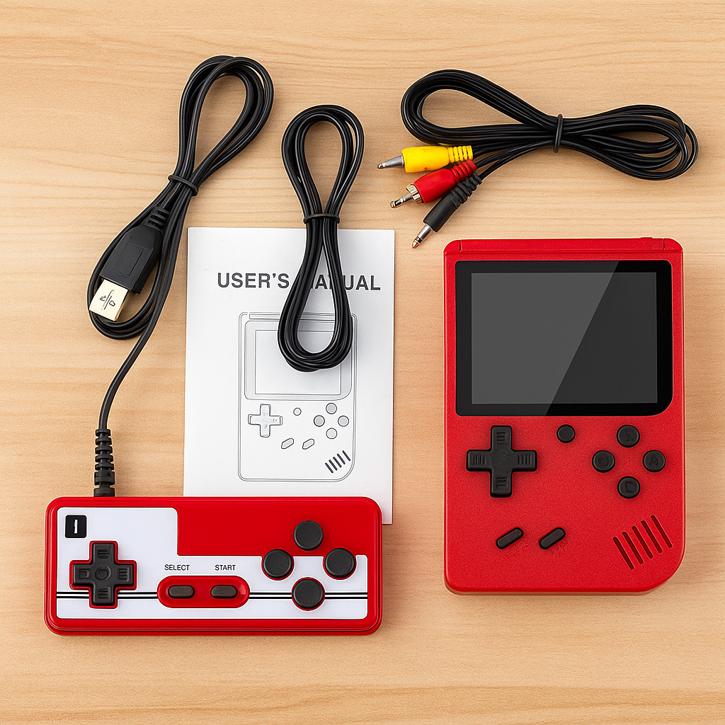 Retro Handheld Game Console Portable Mini Gaming Device 400 Games